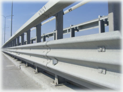 Трехволновые мостовые двухъярусные ограждения металлические барьерного типа ТУ 5216-003-03910056-2008